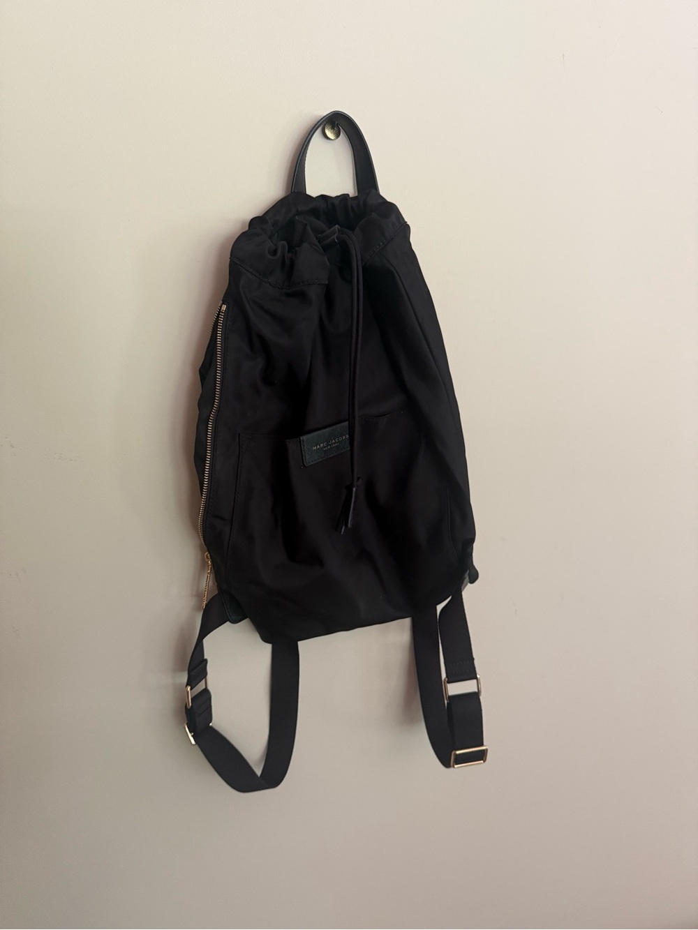 Marc Jacob’s Black Drawstring Backpack